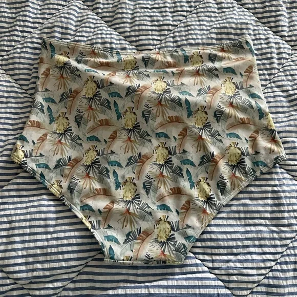 Kortni Jeane Large Gone Bananas Tie-Up-Front Bottoms NWOT - Picture 2 of 12